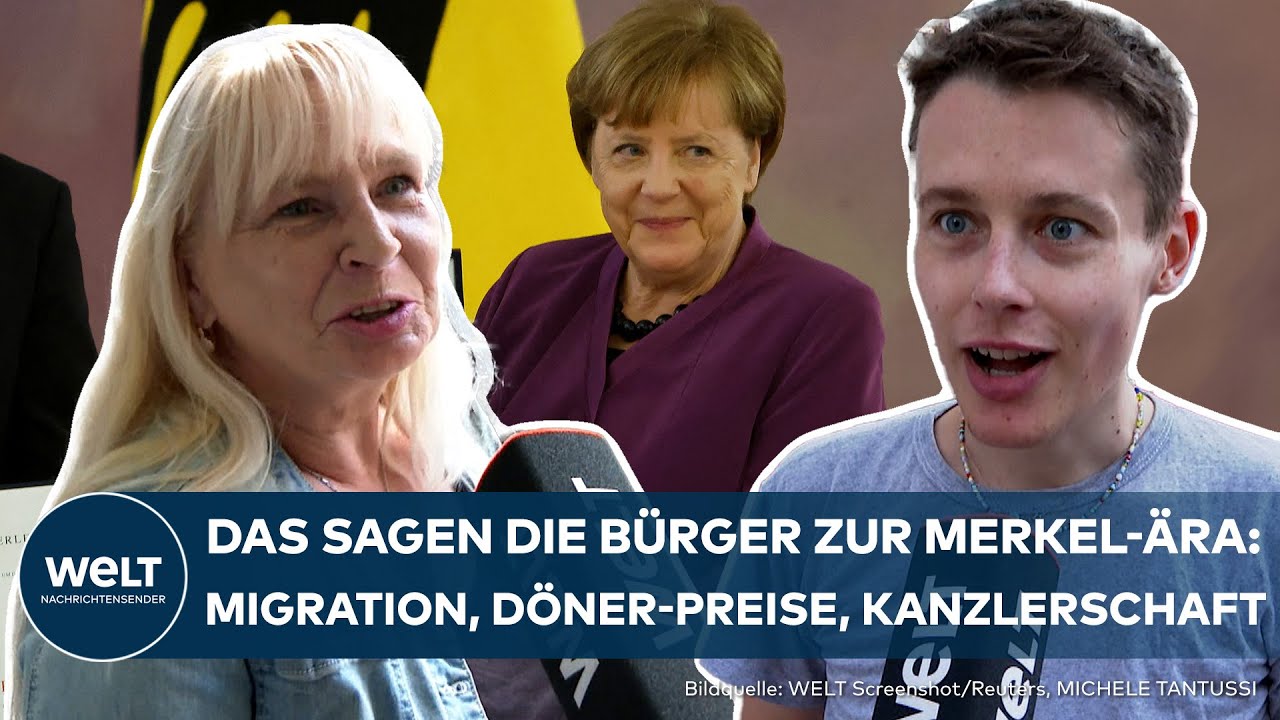 IHRE STIMME: Angela Merkel wird 70 - Deutsche Bürger ziehen Bilanz  über 16 Jahre Kanzlerschaft