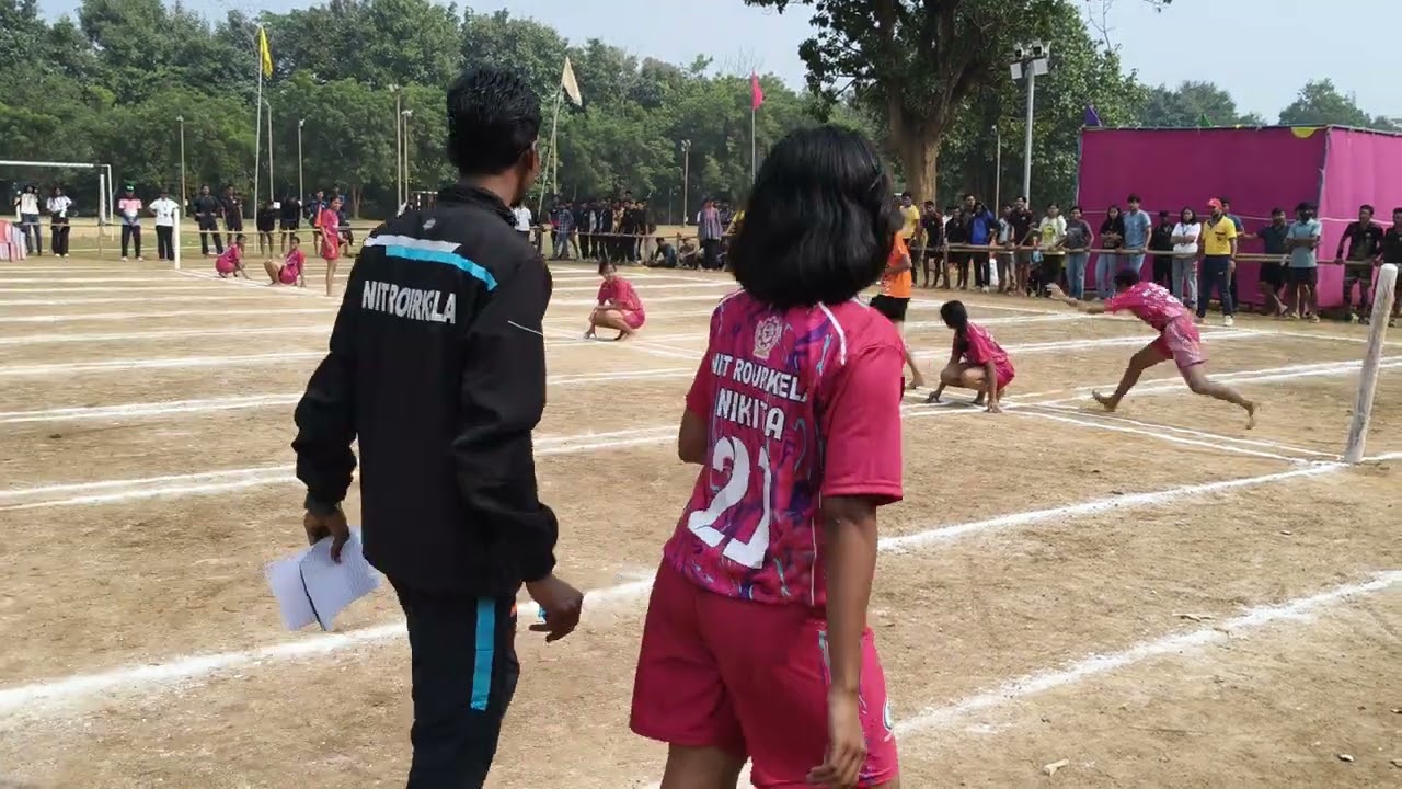 INTER NIT 2025 Semi final NITR vs VNIT Nagpur 1- (Kho-Kho women)