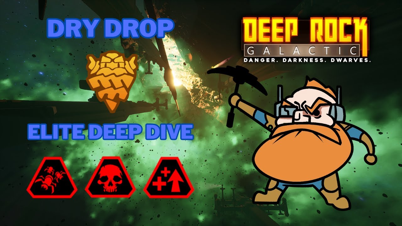 Deep Rock Galactic | Solo Elite Deep Dive (Dry Drop) - Scout [No Commentary]