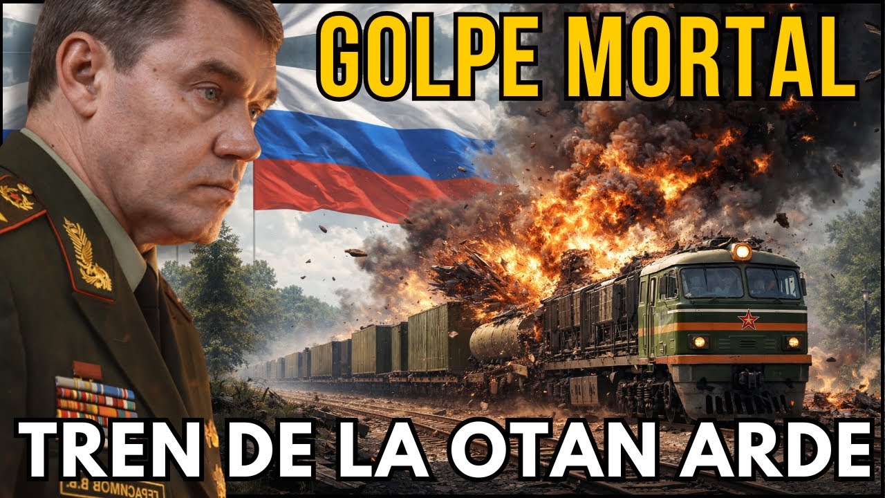 ULTIMA HORA 🔥TREN DE LA OTAN DESTRUIDO 💥 RUSIA  CIERRA EL CERCO SOBRE LIMÁN💀 Guerra de Ucrania