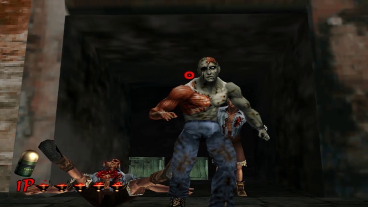 The House of The Dead 2 Original Mode Gameplay with Grenade