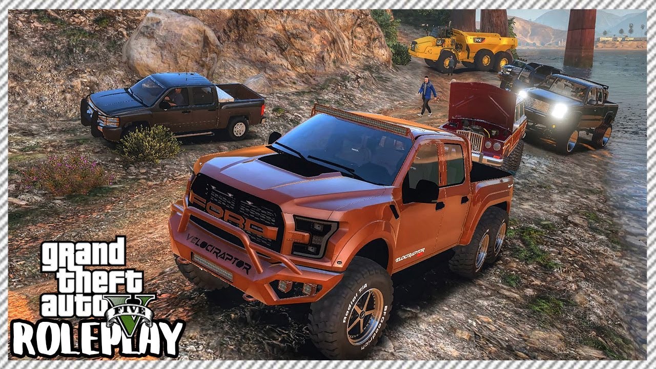 GTA 5 Roleplay - 'HUGE' Offroad Dirt Track Ride Out | RedlineRP #176