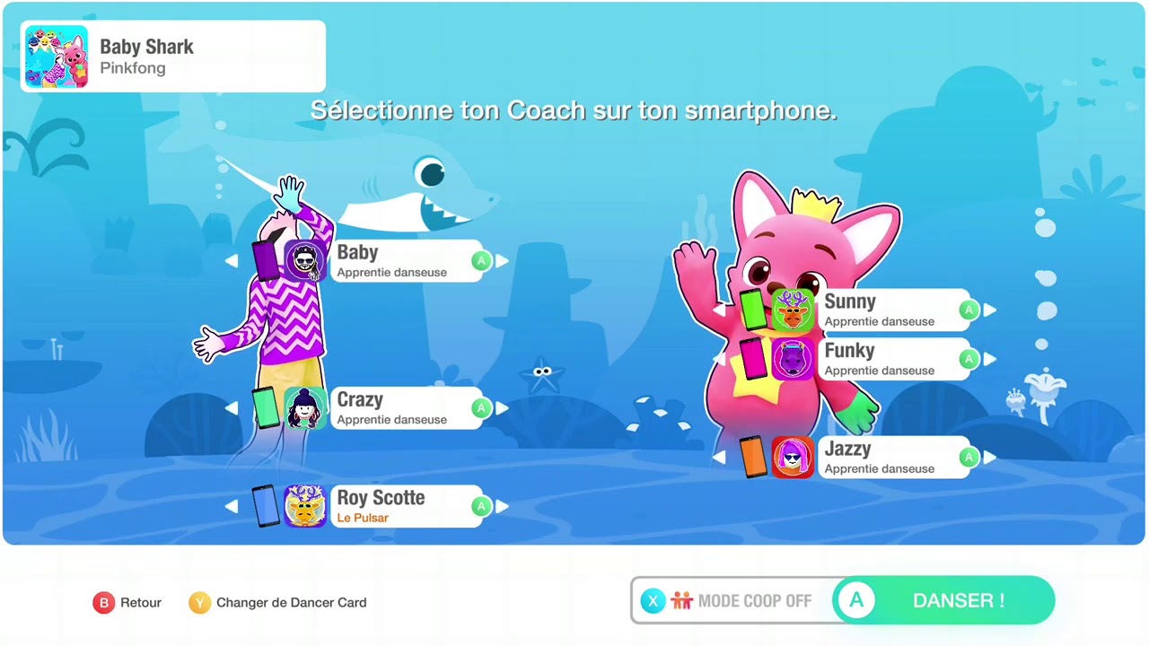 JUST DANCE 2020 - Baby Shark - 6 PLAYERS