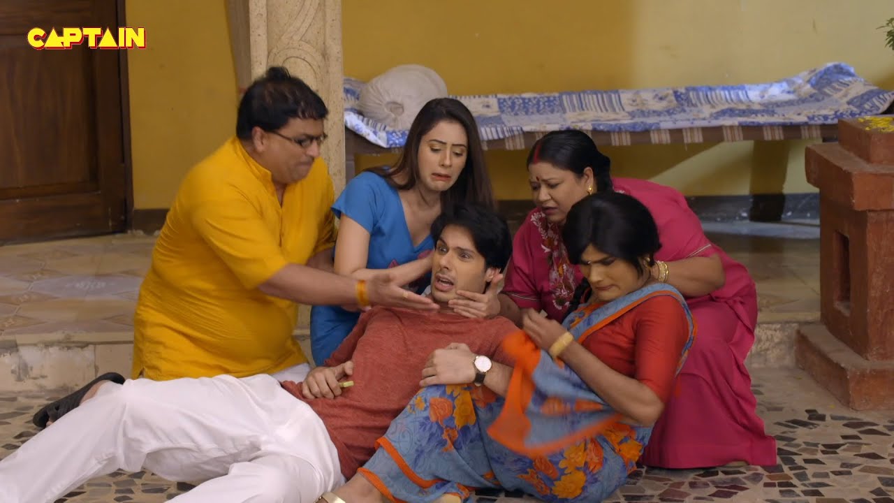 इलायची की जान बचाने के लिए खा लिया जीजा जी ने चाकू || Jijaji Chhat Per Hai