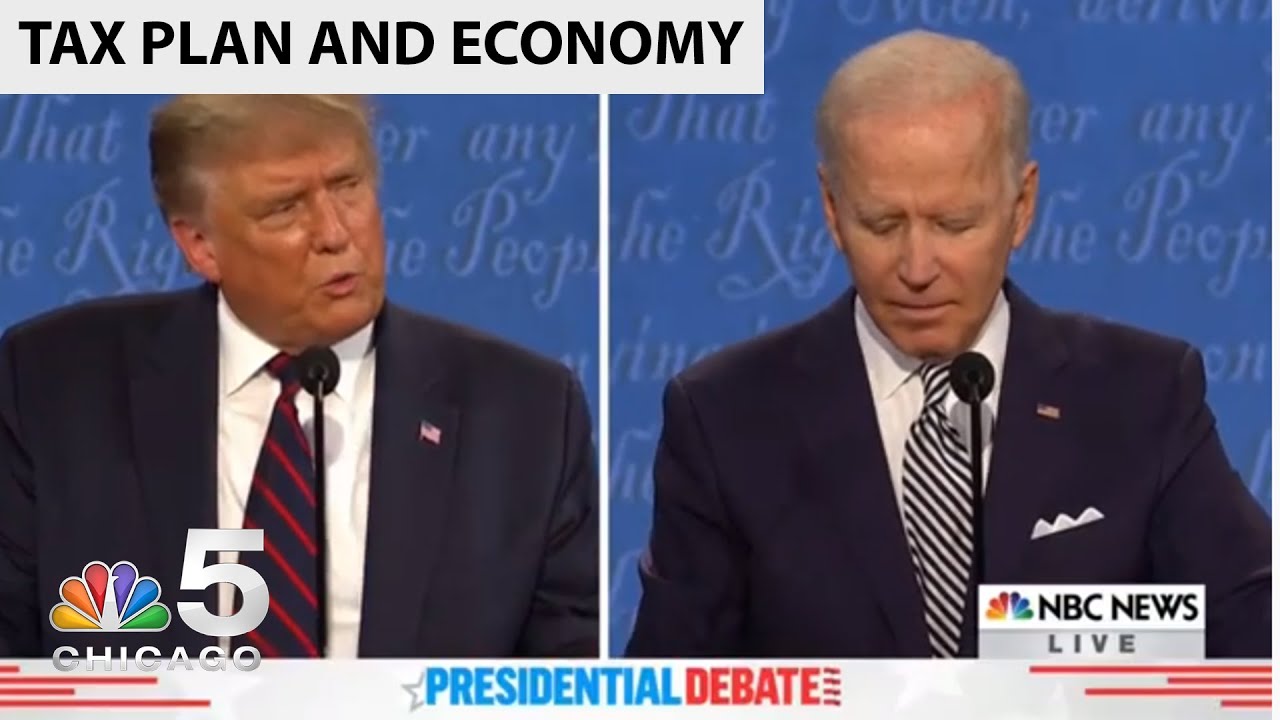 Presidential Debate: Trump, Biden Debate Tax Plans And Economy | NBC Chicago