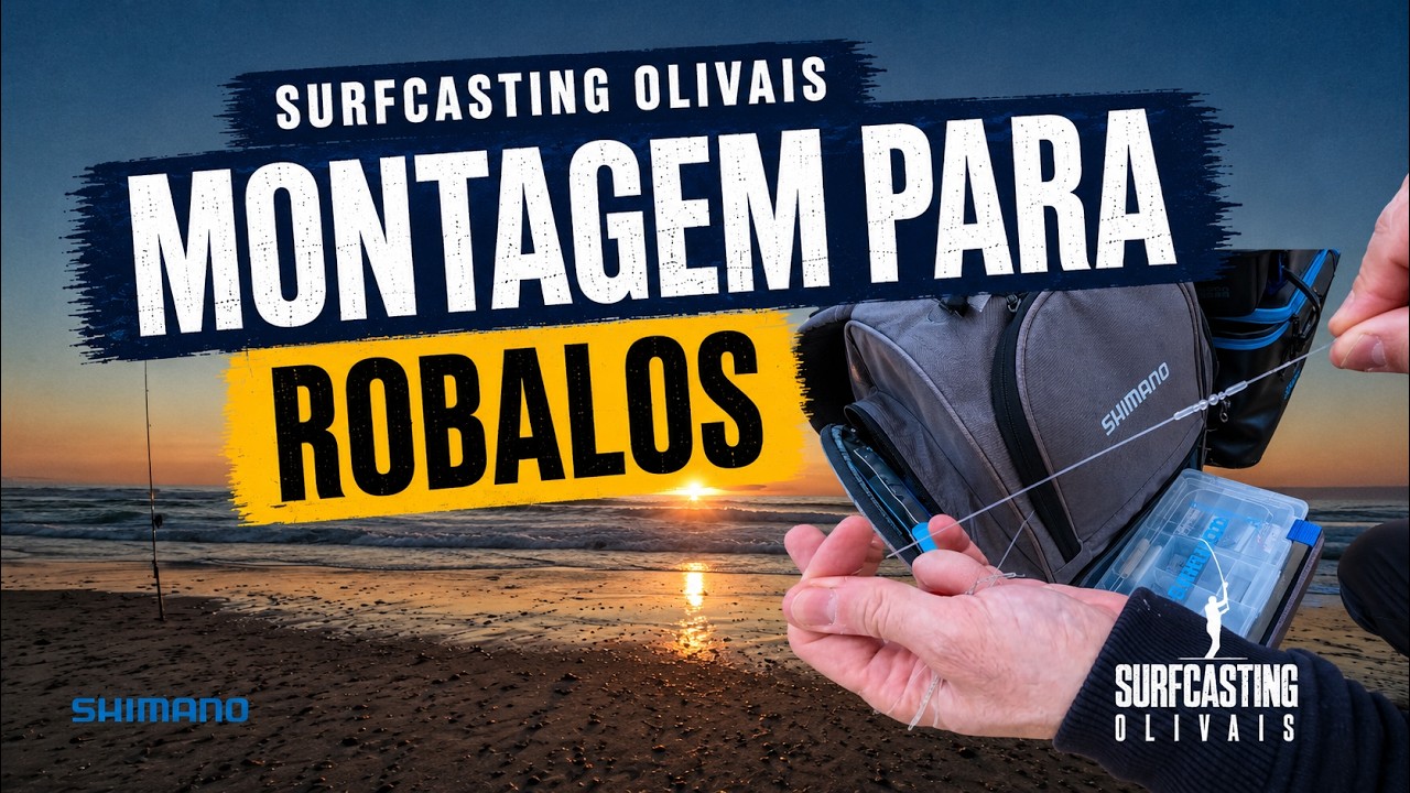 MONTAGEM PARA ROBALOS | Surfcasting Olivais