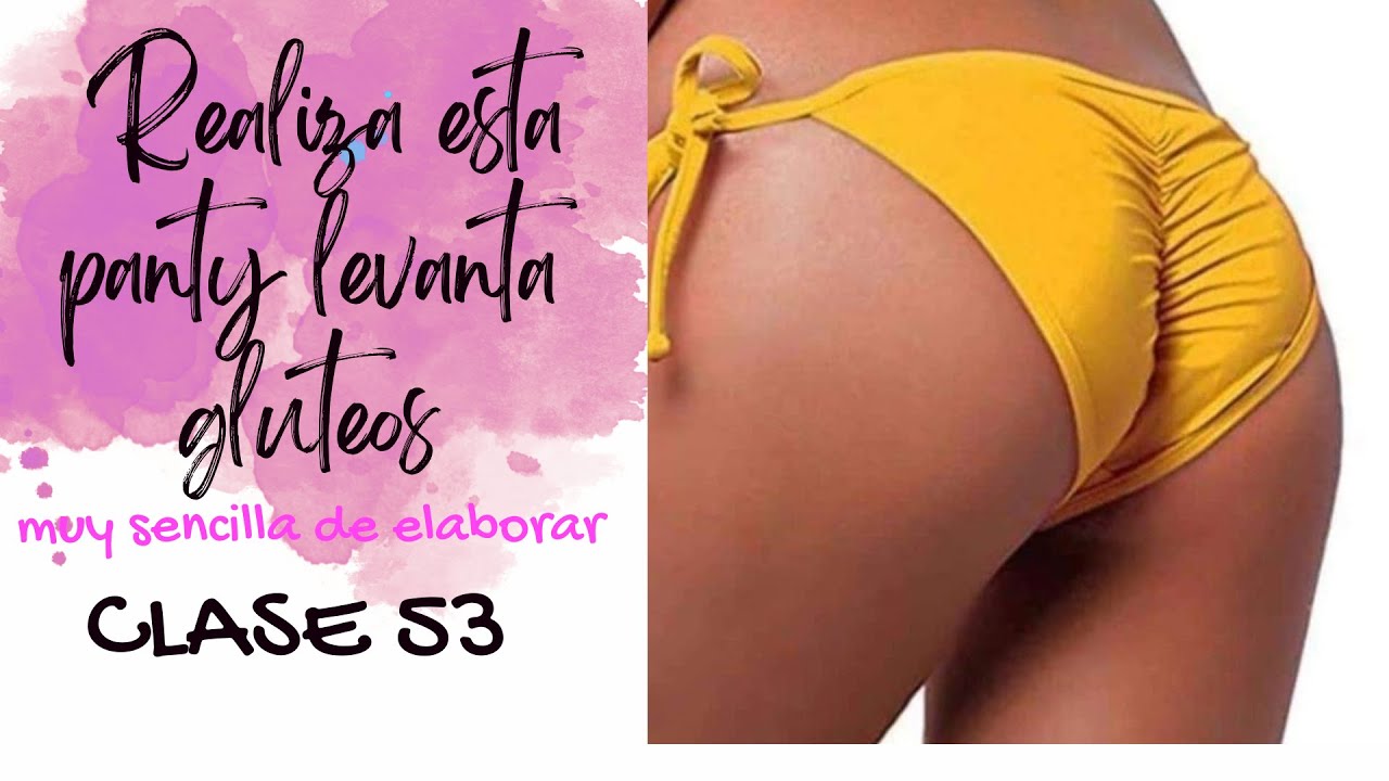 Te enseño esta panty levanta gluteos muy facil de hacer. CLASE 53
