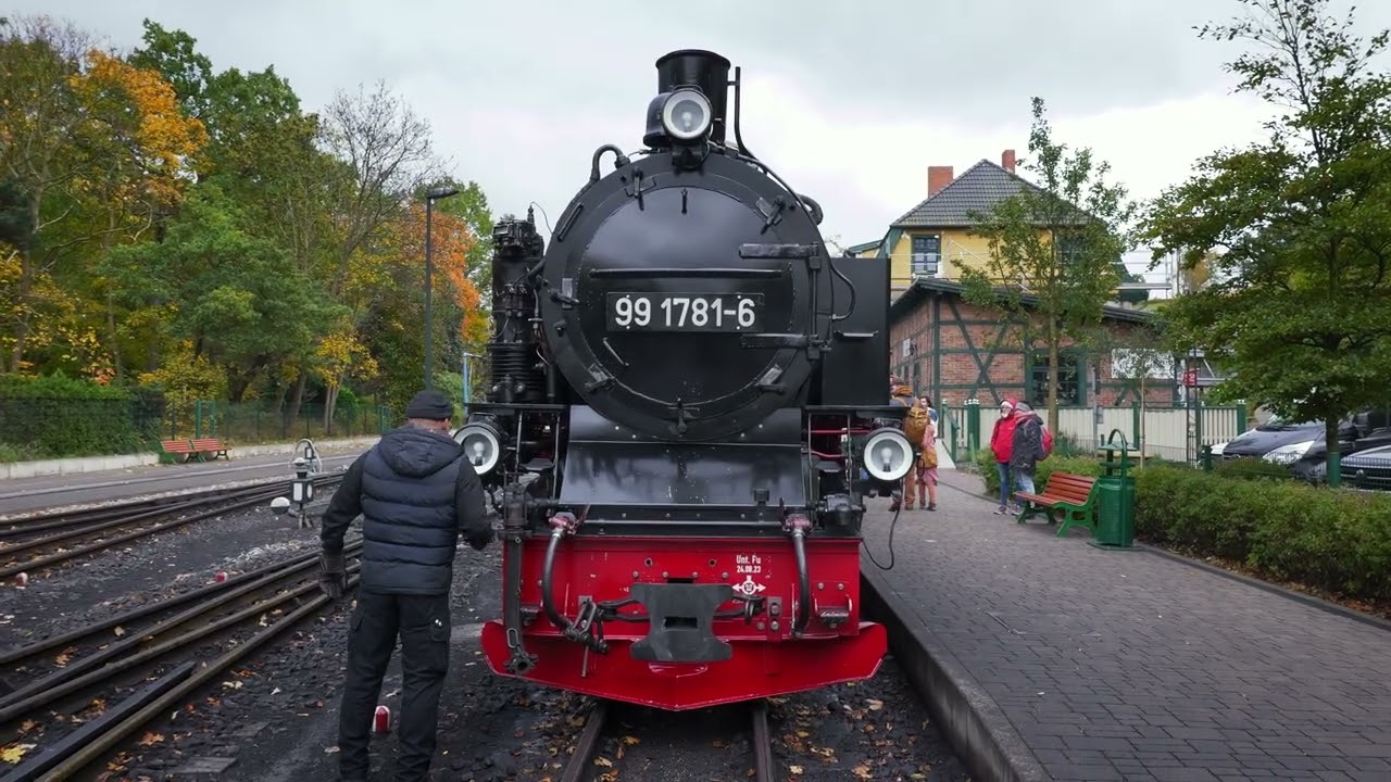 Ostseebad Göhren und Rasender Roland im Herbst