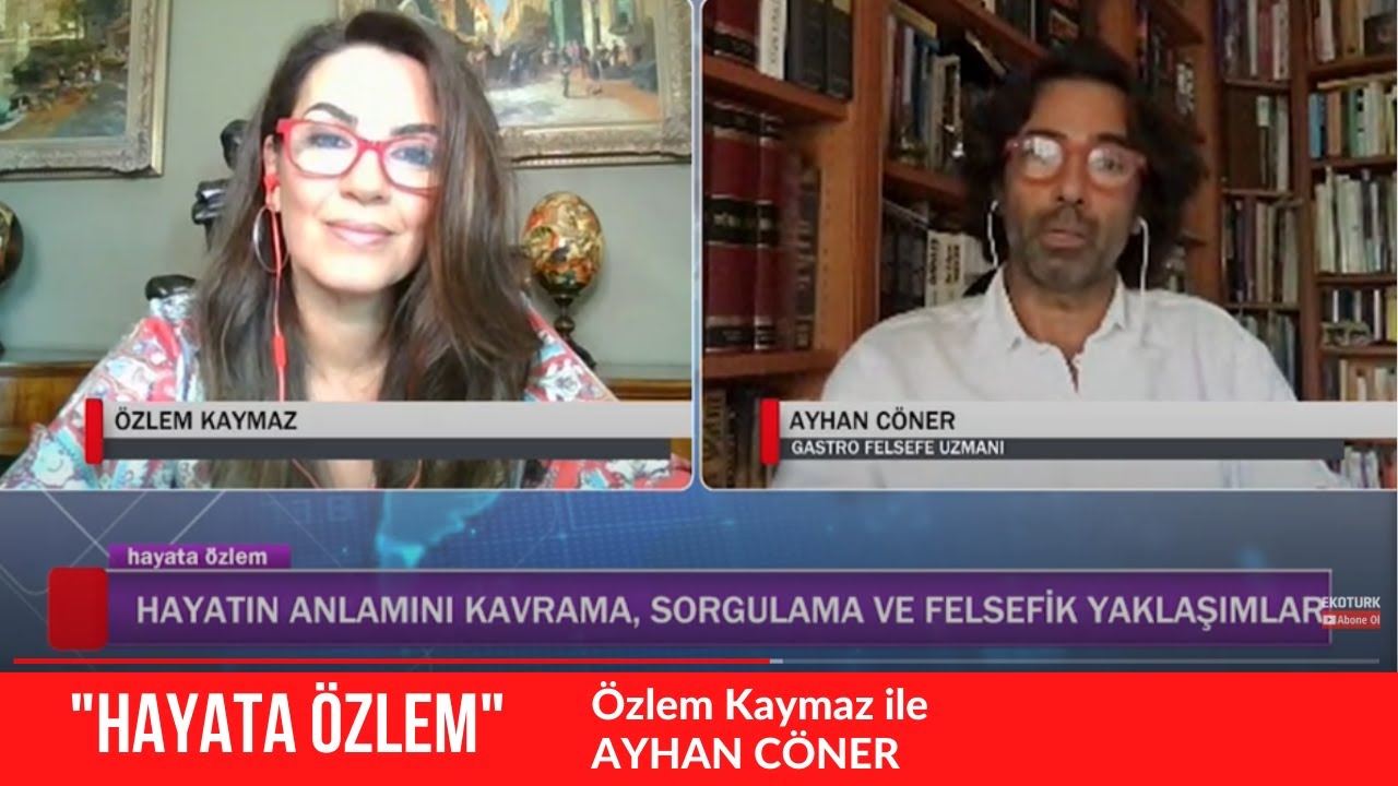 HAYATA ÖZLEM'de KONUK GASTRO FELSEFE UZMANI AYHAN CÖNER #Gastro #AyhanCöner #HayataÖzlem