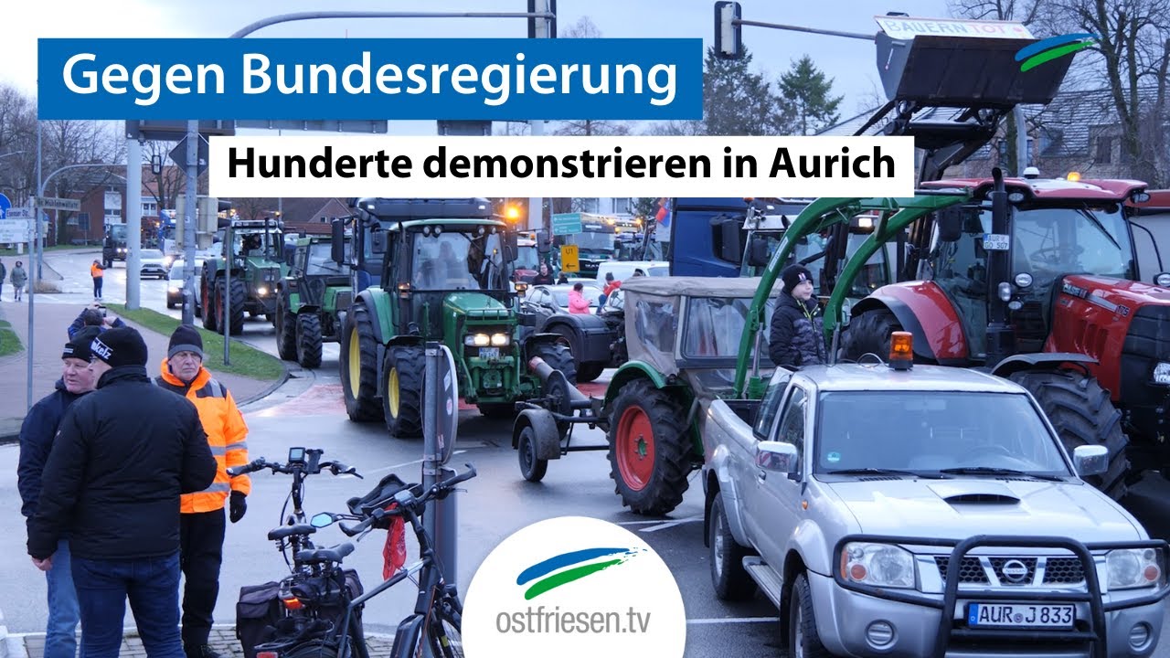 Aurich: Demo gegen Bundesregierung