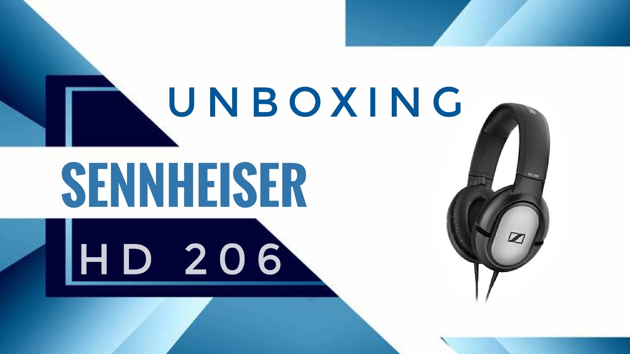 Unboxing Sennheiser HD 206 | Harish Rhythms