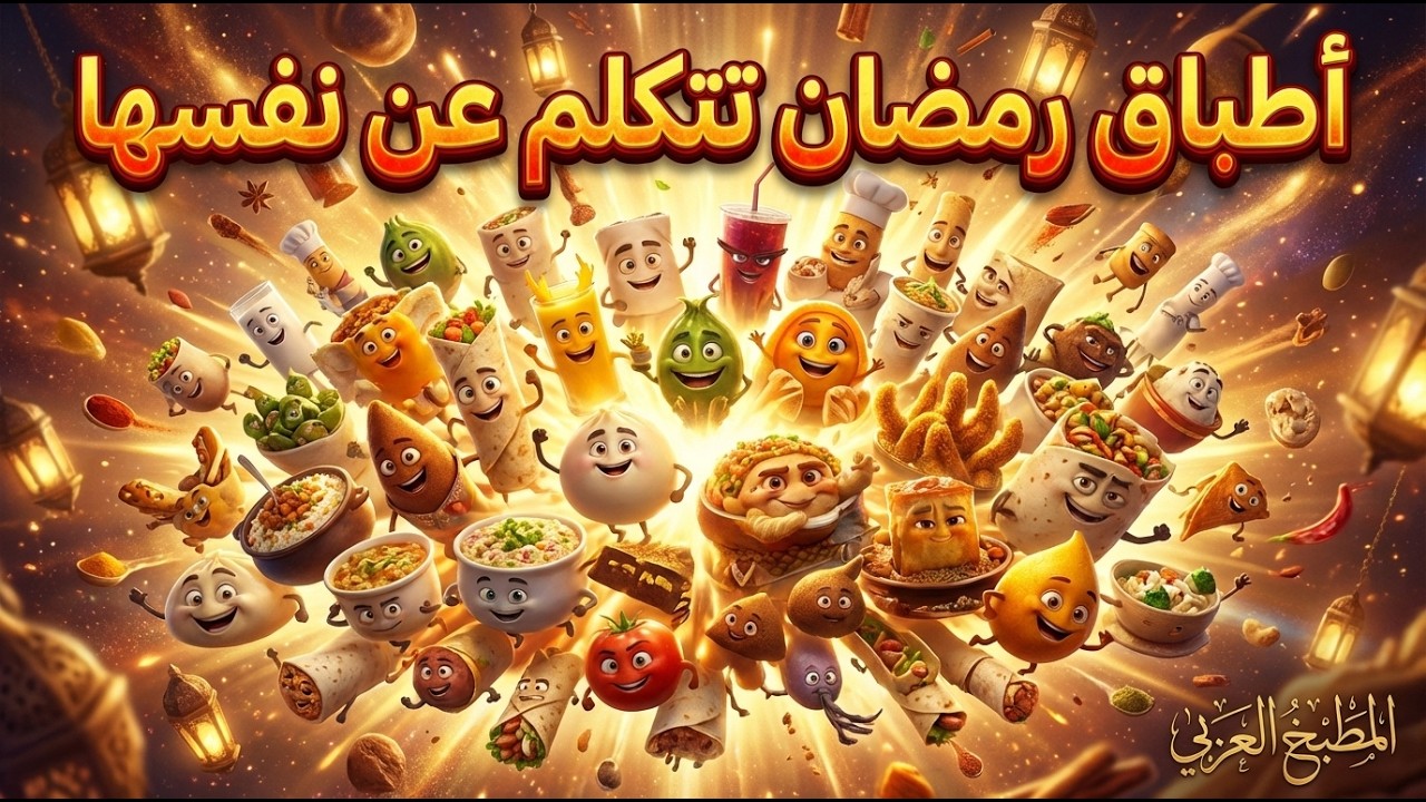 44 طبق رمضاني يتكلم عن نفسه! 🍽️ من هو ملك مائدة الإفطار؟ | Pixar Style