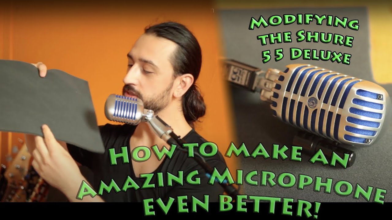 Attempting to improve an AMAZING Microphone! Modifying the Shure 55 Deluxe Super Dynamic Mic