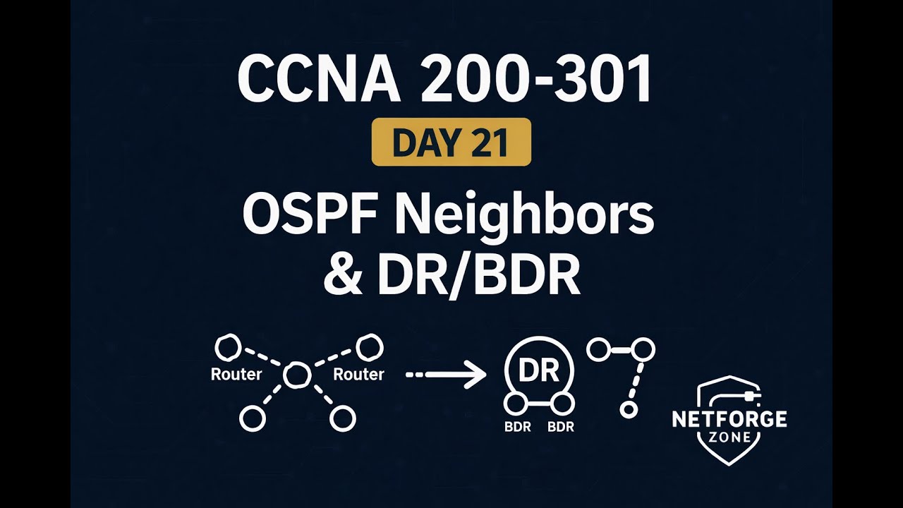 День 21. Соседи OSPF и выборы DR/BDR.