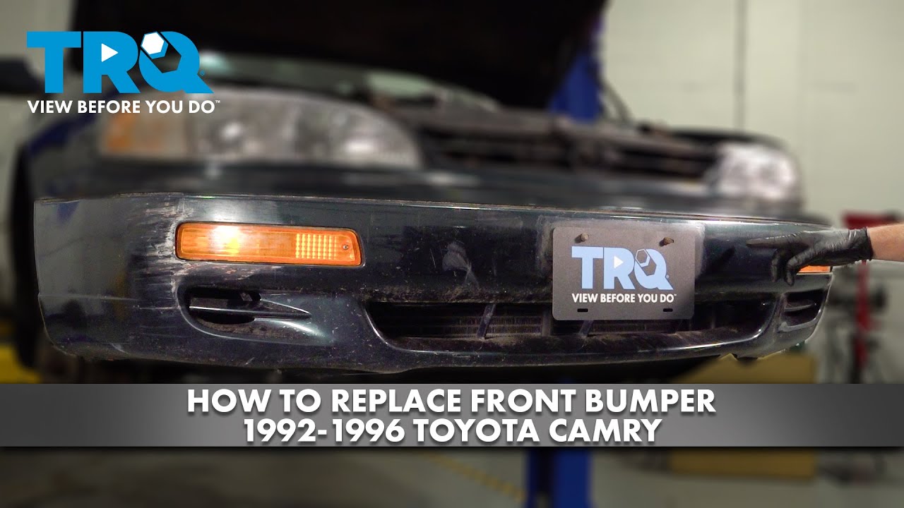 How to Replace Front Bumper 1992-1996 Toyota Camry