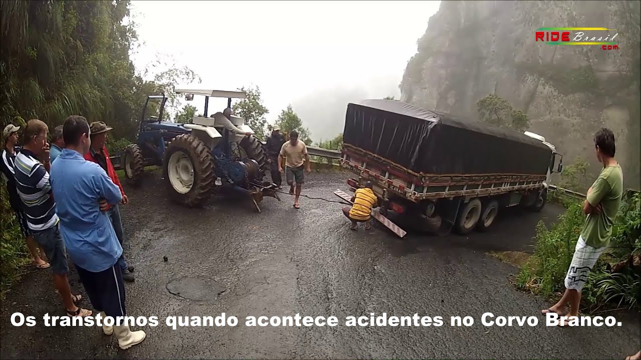 Serra do Corvo Branco TRANCADA(Acidente)