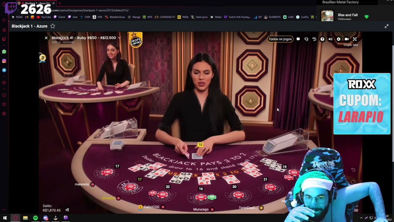COMO N&Atilde;O JOGAR BLACKJACK KKKKKK