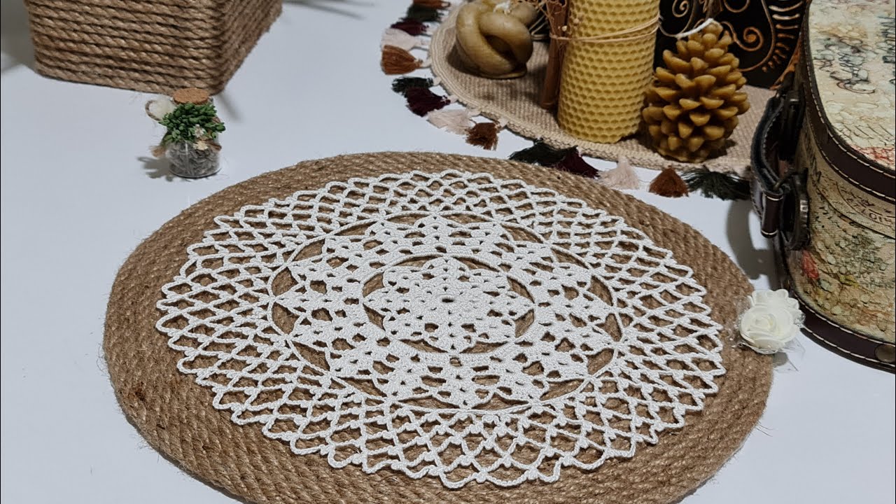Tığişi harika bir model / Yuvarlak Dantel Part 2 & Crochet Doily