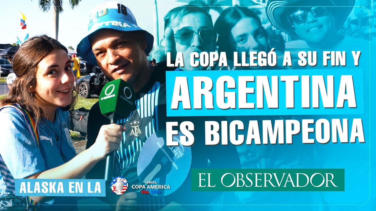 Argentina es bicampeona de América | Copa América 2024 con ‪@alaskkag‬