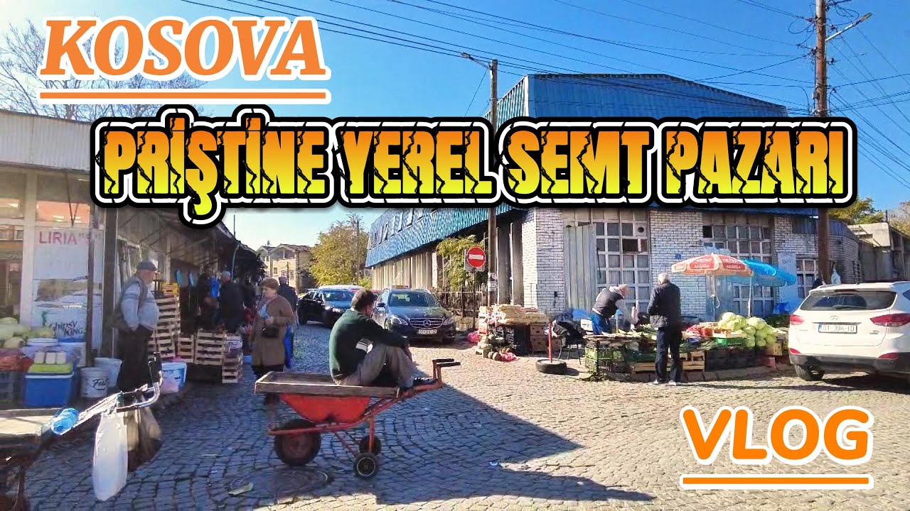 KOSOVA 🇽🇰 PRİŞTİNE'de En ESKİ YEREL SEMT PAZARI #vlog #kosova #semtpazarı #localmarket