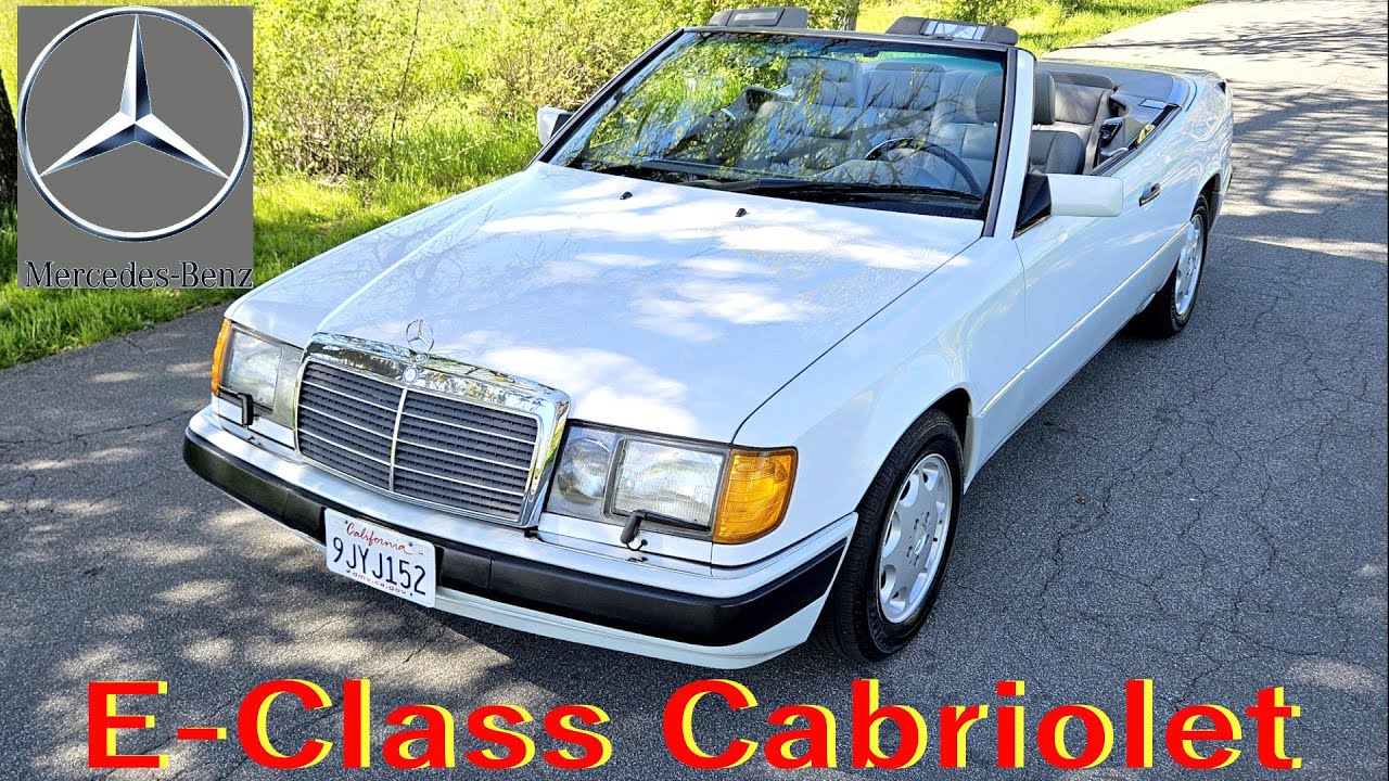1993 Mercedes-Benz 300CE Cabriolet in Arctic White