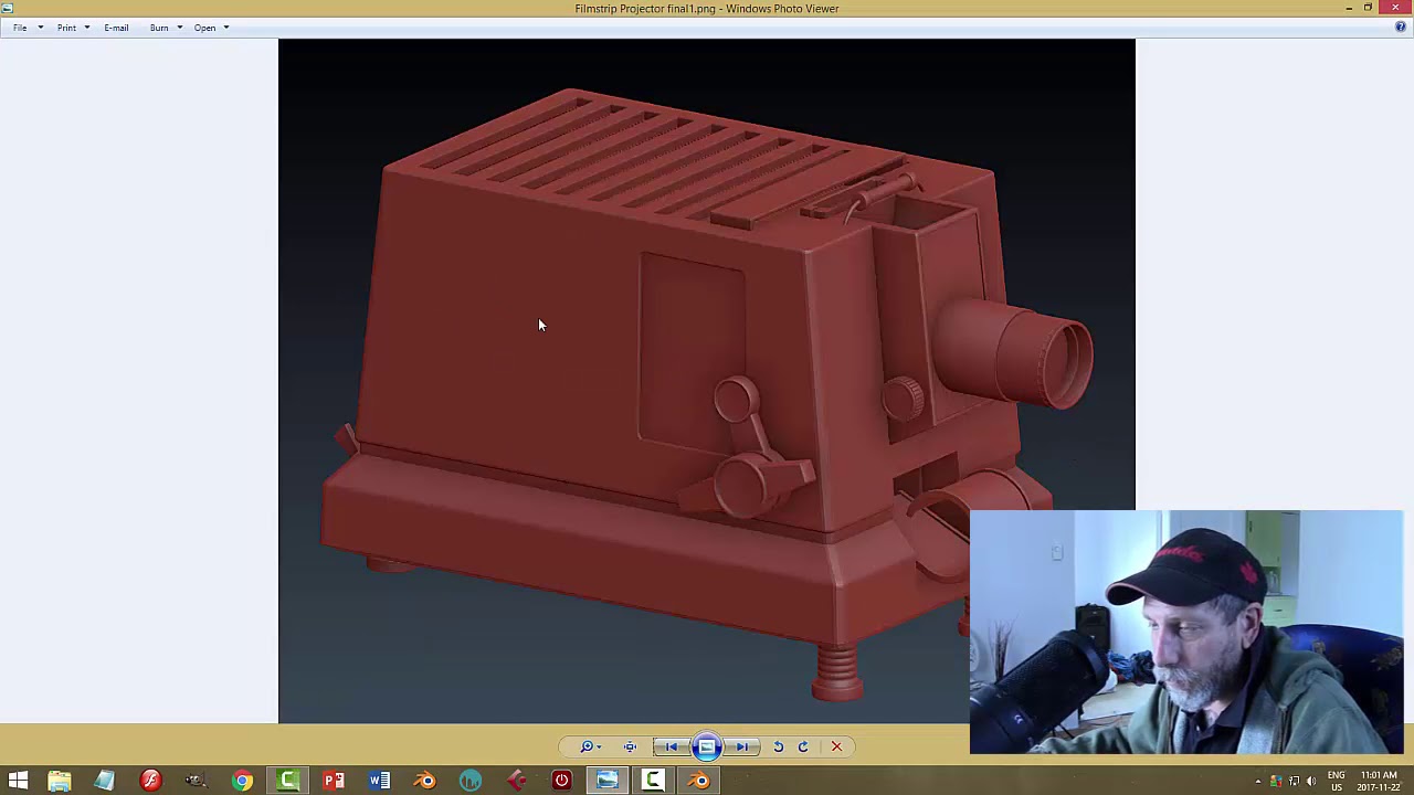 Blender: Modeling a Filmstrip Projector