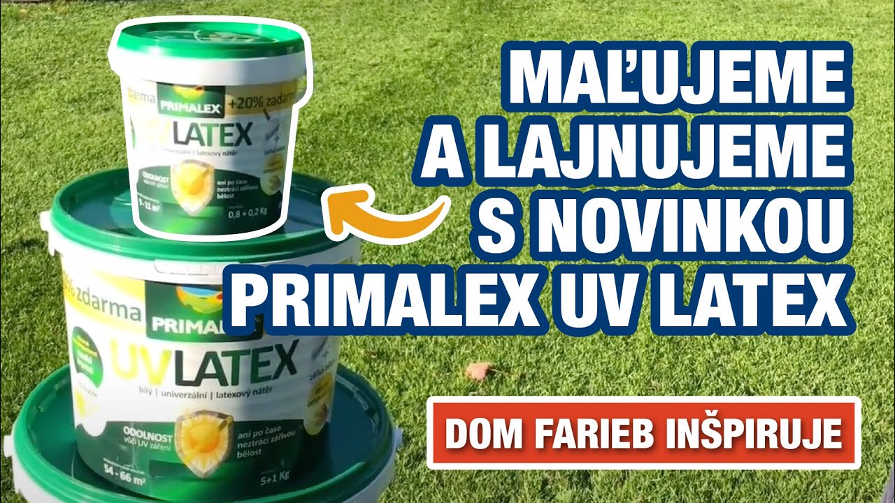 Maľujeme a lajnujeme s novinkou Primalex UV Latex