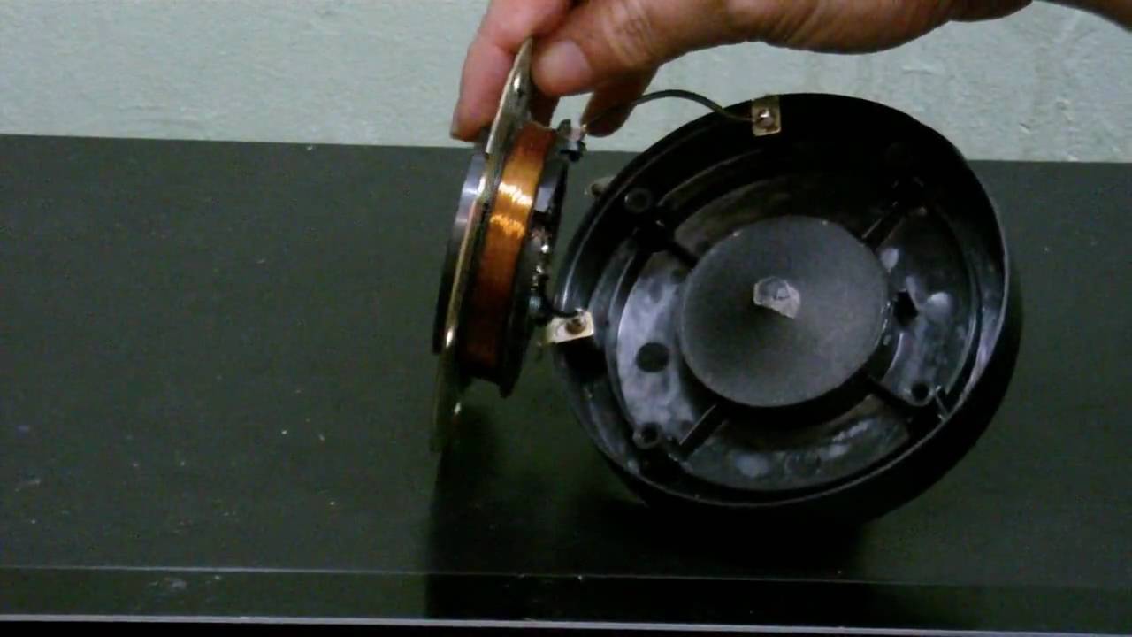 Inside a horn tweeter