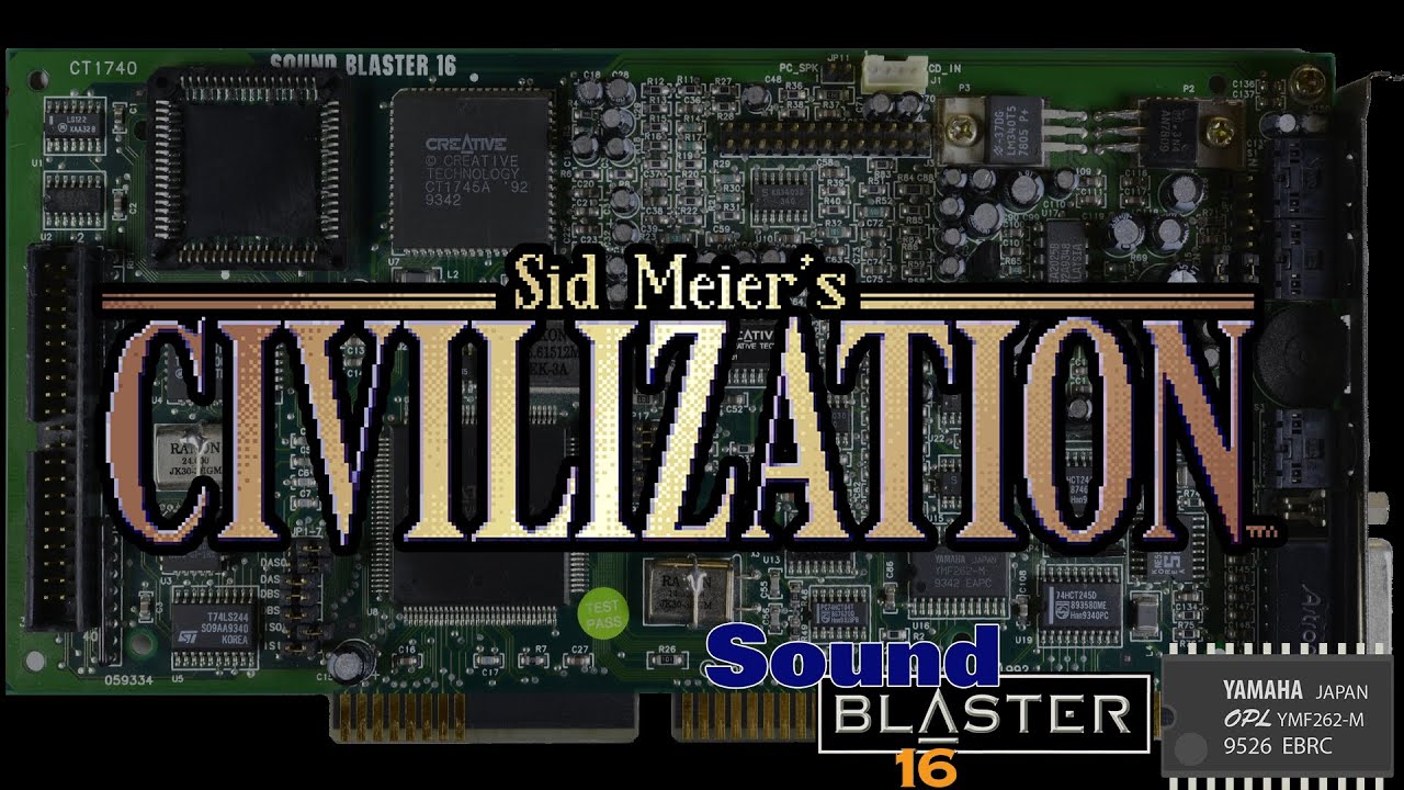 Sid Meier's Civilation I (MS-DOS) OPL3 - SB16 CT1740