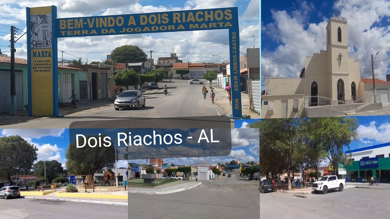 Conhecendo a cidade de dois Riachos em Alagoas a terra da jogadora Marta.