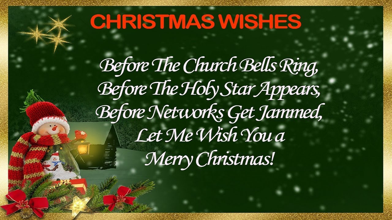 30+ Best Christmas Wishes &ndash; Merry Christmas Card Wishes & Messages for Family and Friends