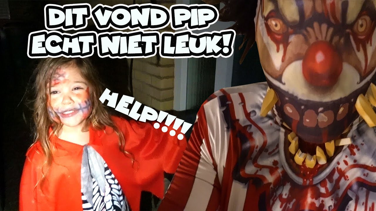EEN PRANK ALS HORRORCLOWN UITHALEN !! (GAAT MIS) - De Bakkertjes #455
