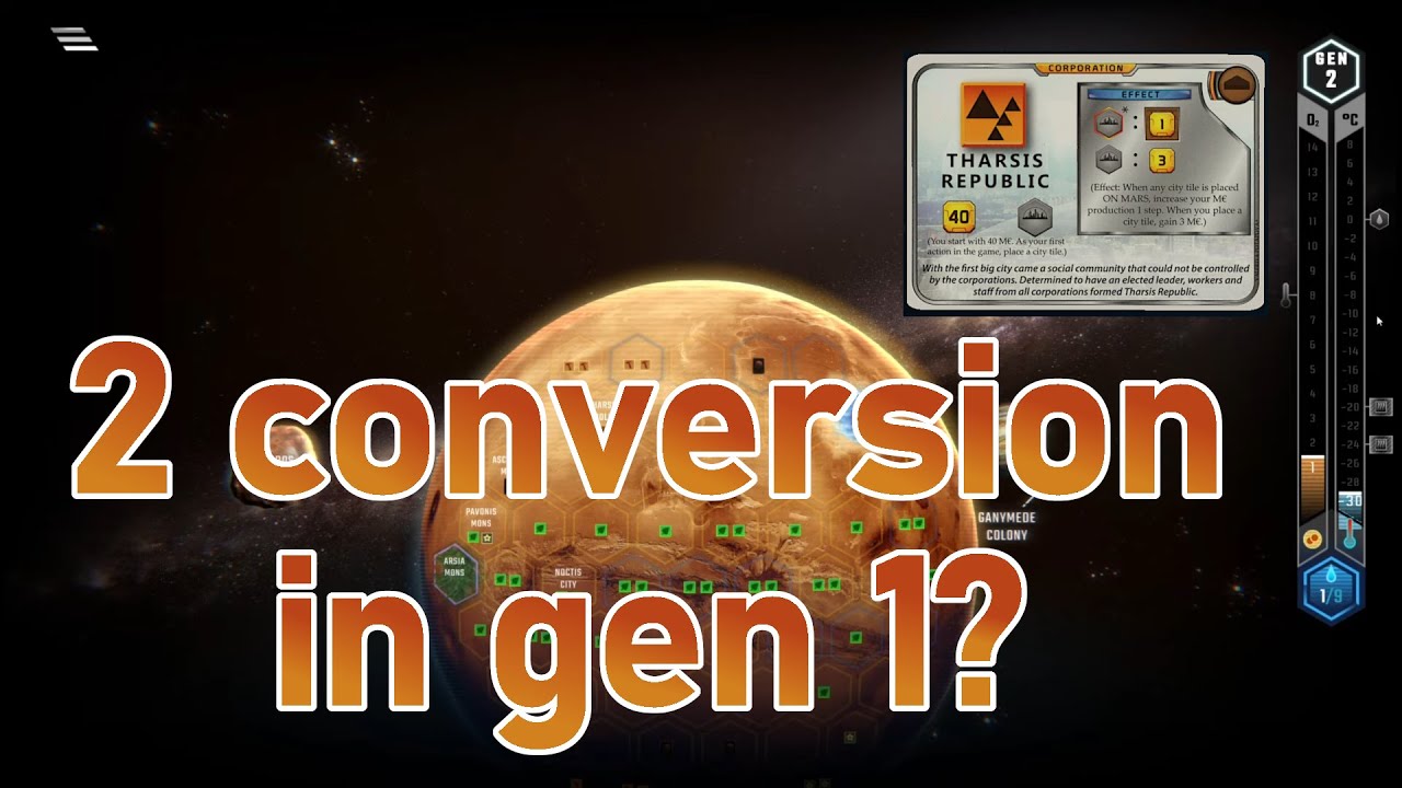 Terraforming Mars Online #189 - Great Tharsis start but no cards...