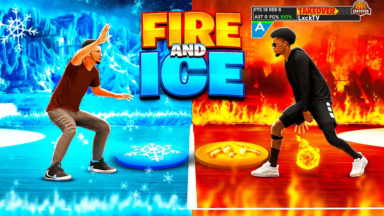 I Played FIRE AND ICE with RANDOMS and actually won.. (NBA 2K22)