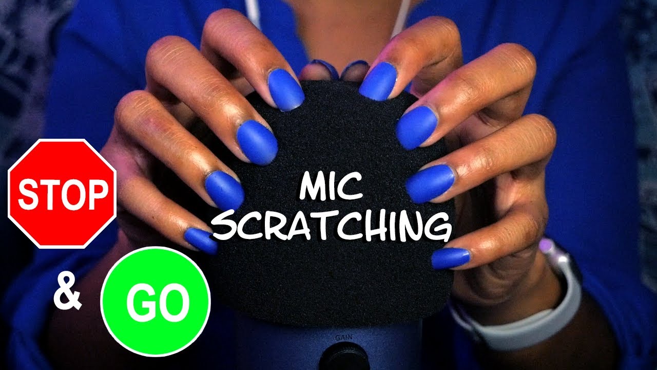 ASMR | Anticipatory Mic Scratching | Stop and Go Unpredictable Trigger