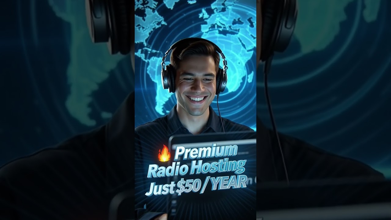 Start Your Own Online Radio Station | Premium Radio Hosting $50/Year  #shorts #share
