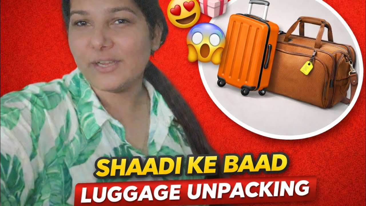 “Half Dresses Pehen Hi Nahi Paayi!”😭#luggage #unpacking # vlog