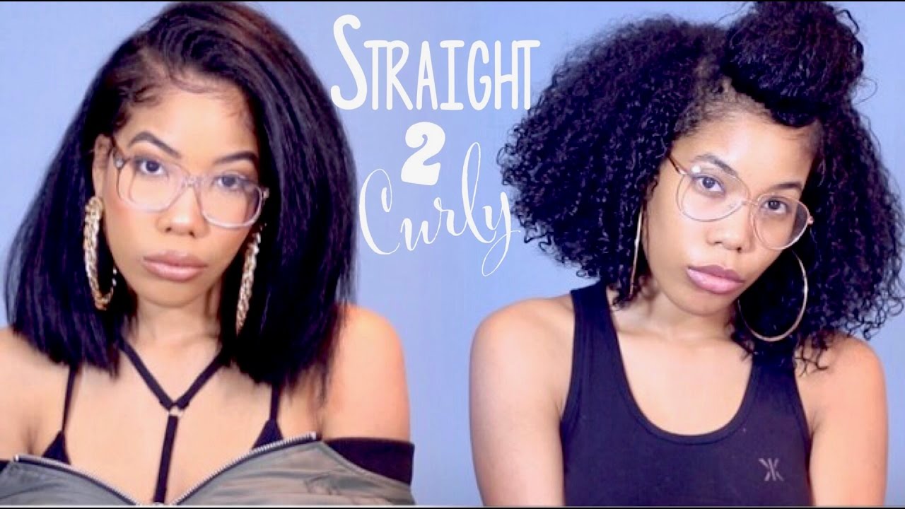 STRAIGHT To CURLY Hair Routine | How I Revert Back