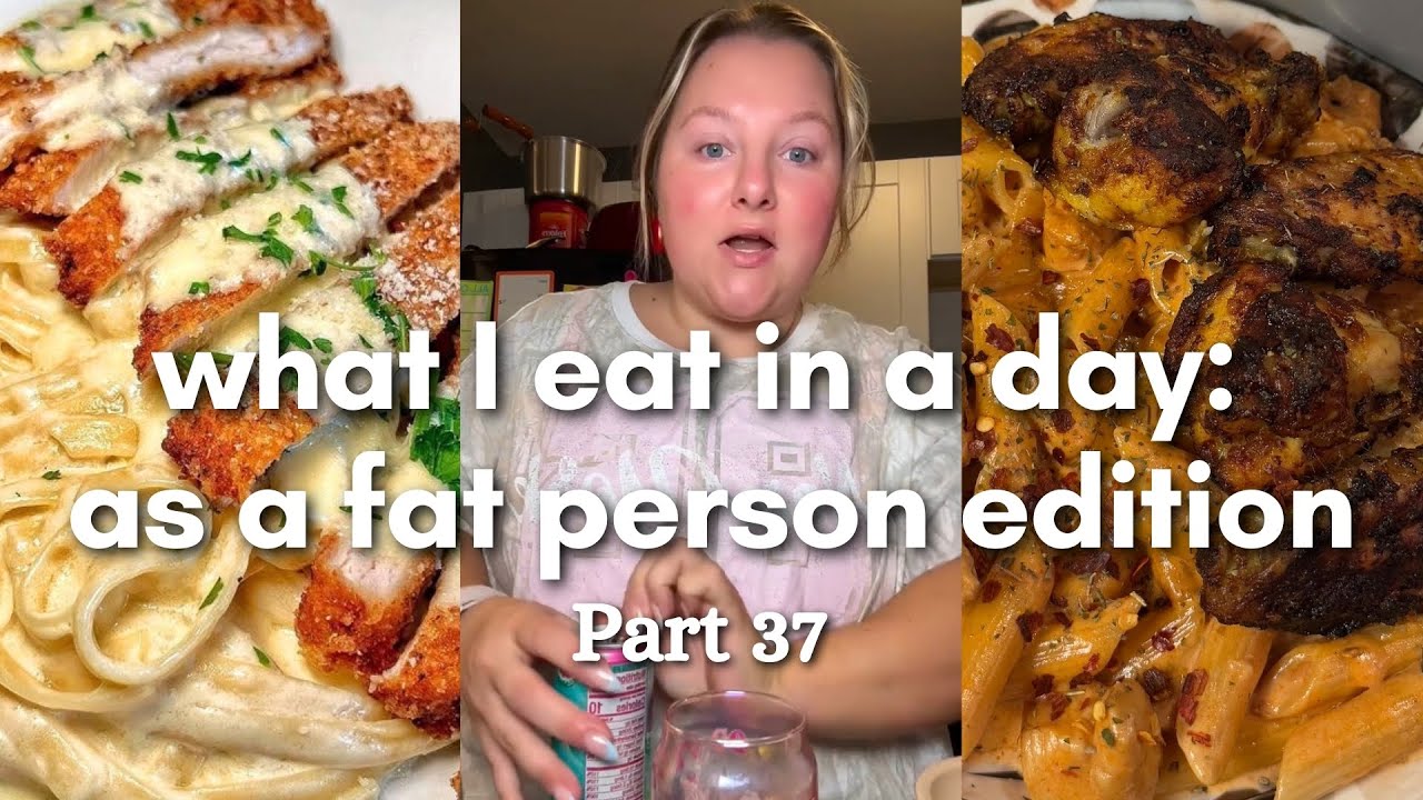 🍝what I eat in a day as a FAT person part 37 tiktoks compilation🍝