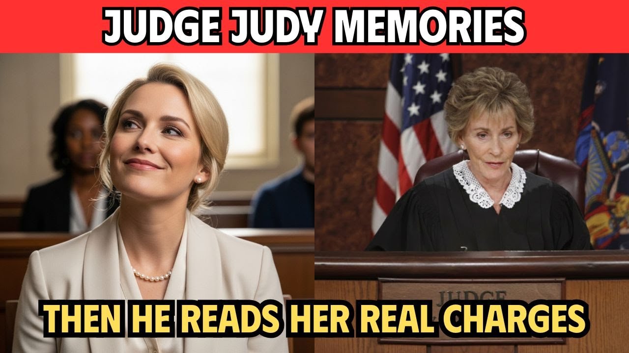 Trophy Wife Laughs at  Judge Judy's $500 Fine — Then her Reads Her ACTUAL Charges!