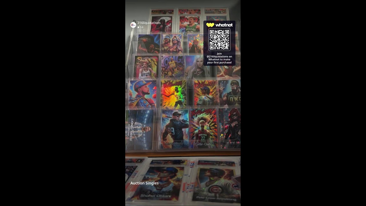 WNBA / NBA / SOCCER / MLB / NFL /  WWE / TCG / custom cards