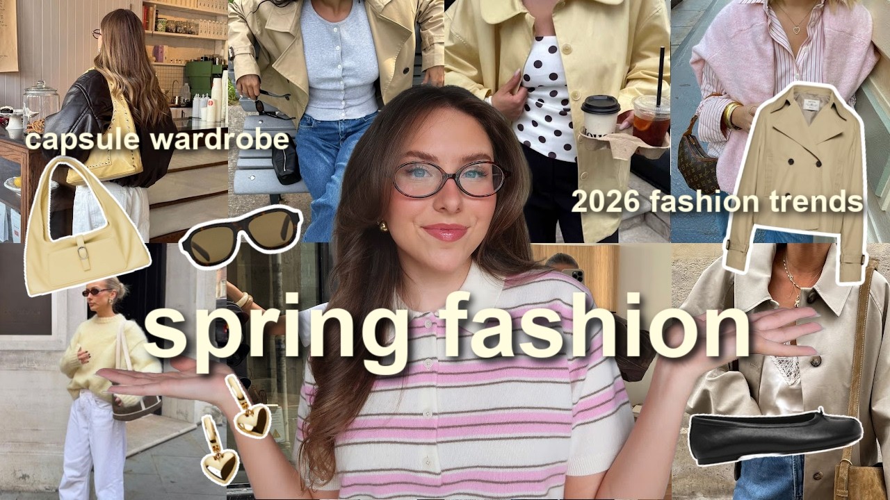 ВЕСЕННЯЯ МОДА 🌷⭐️ Модные тренды весны 2026 + основные элементы капсульного гардероба! (идеи весен...