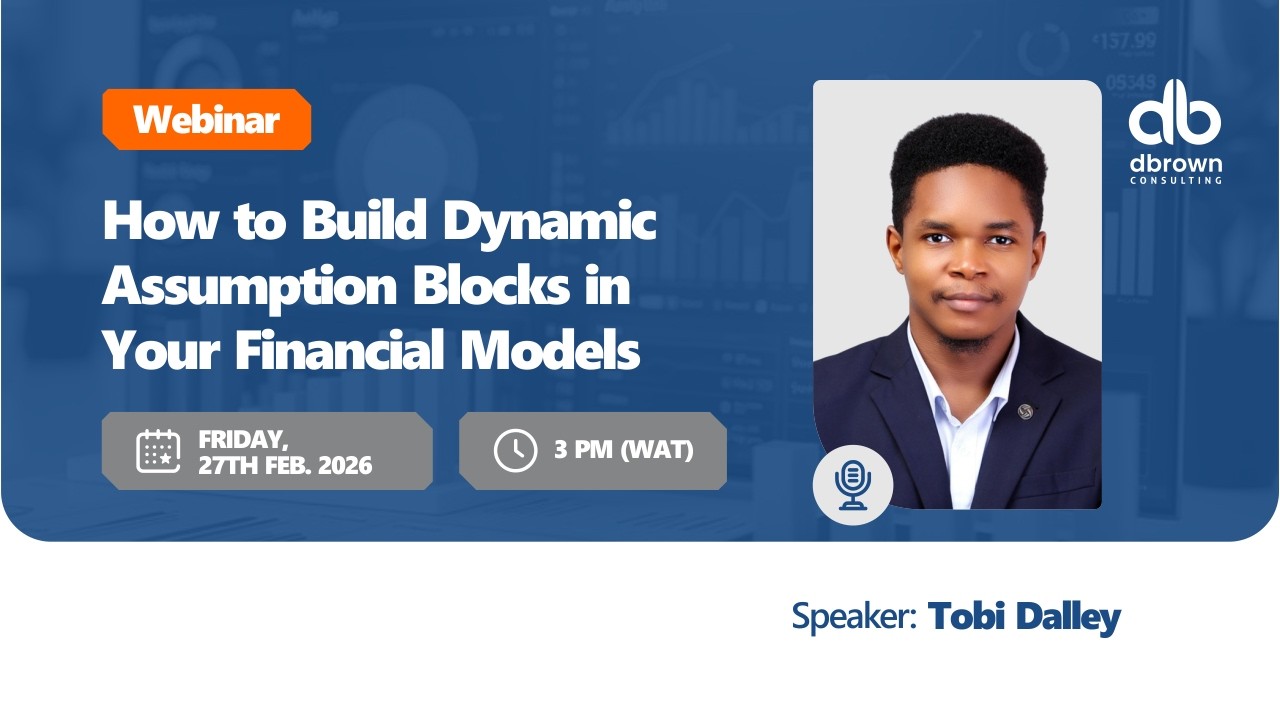 How to Build Dynamic Assumption Blocks in Your Financial Models