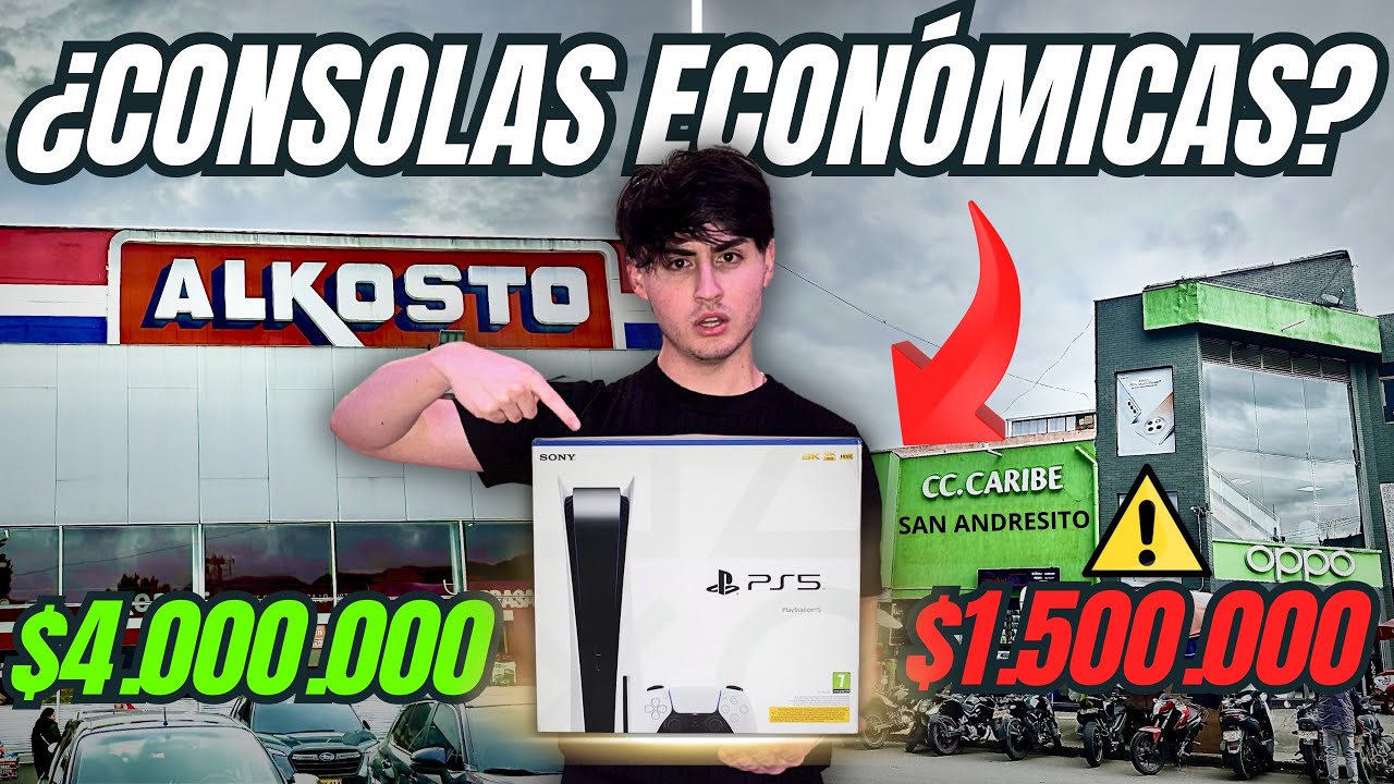 ¿DÓNDE COMPRAR TU CONSOLA BARATA? | ¡ALKOSTO VS SAN ANDRESITO!