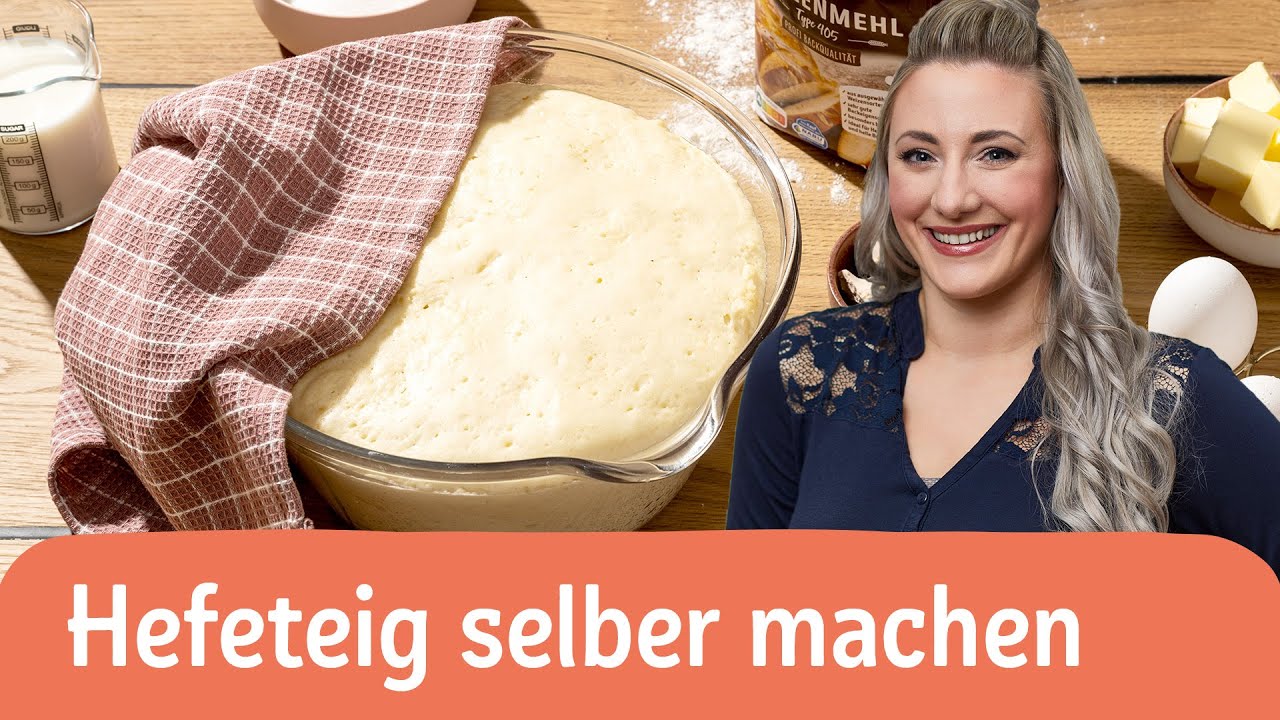 S&uuml;&szlig;er Hefeteig mit frischer Hefe &ndash; so gelingt er dir garantiert 🥧 | REWE Deine K&uuml;che