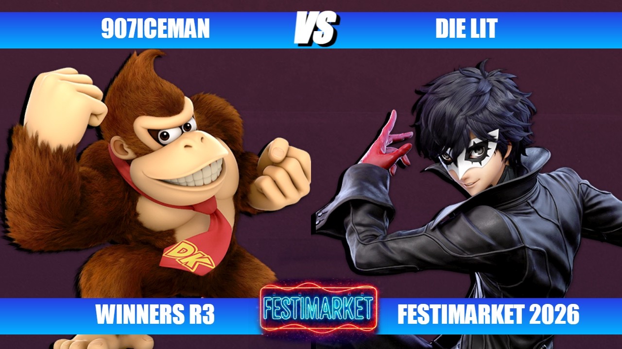 Festimarket 2026 - Winners R3 - 907Iceman (Donkey Kong, Roy) vs Die Lit (Joker)
