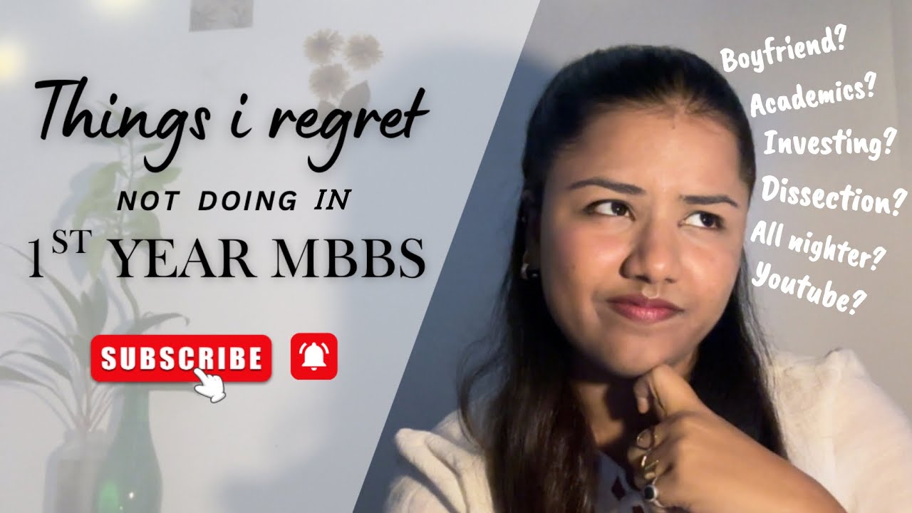 Things I regret not doing in 1st Year MBBS🥲 |Don’t  #regret later | Watch this Now❤️‍🔥