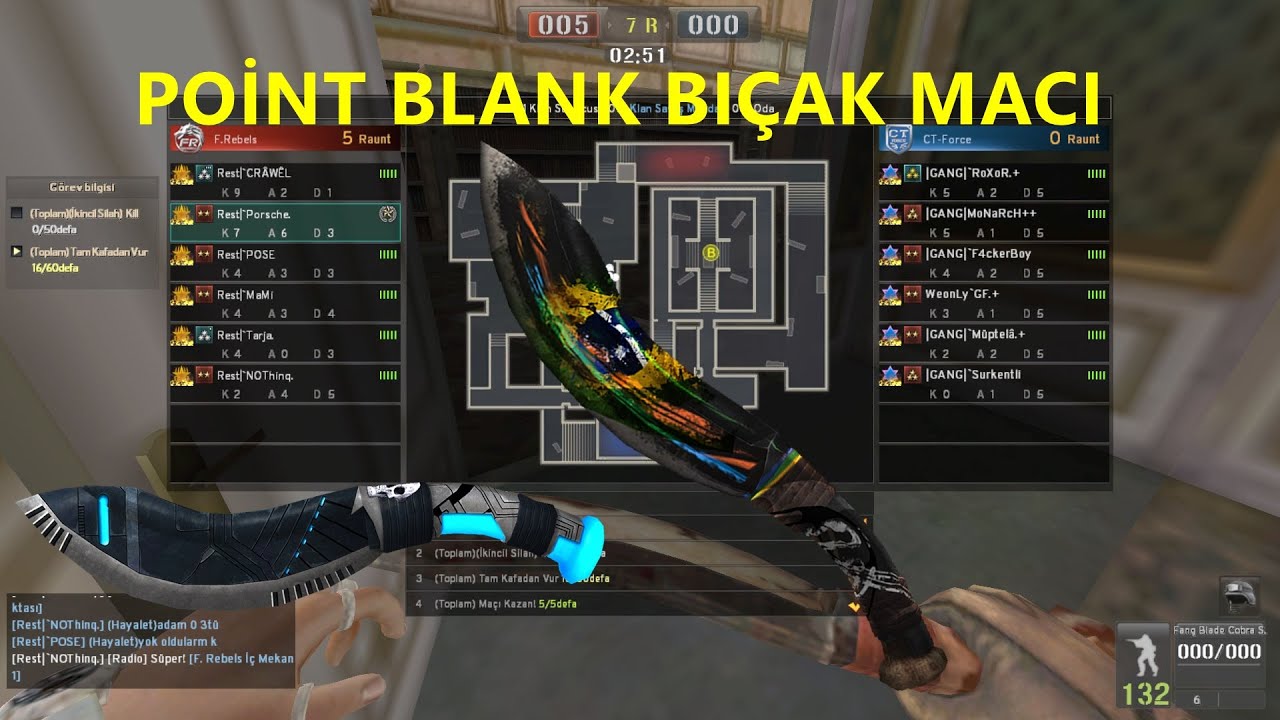 Point Blank Bıçak Klan Maçı