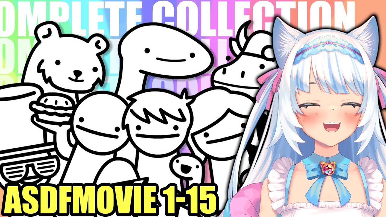 THESE ANIMATIONS ARE SO FUNNY! | Milky Mew reacts to asdfmovie 1-15