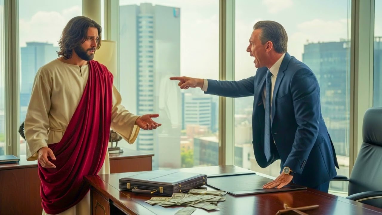 UN BANQUERO GRITÓ “¡LOS POBRES SON CULPA SUYA!”... Y JESÚS LE MOSTRÓ SUS MANOS HERIDAS